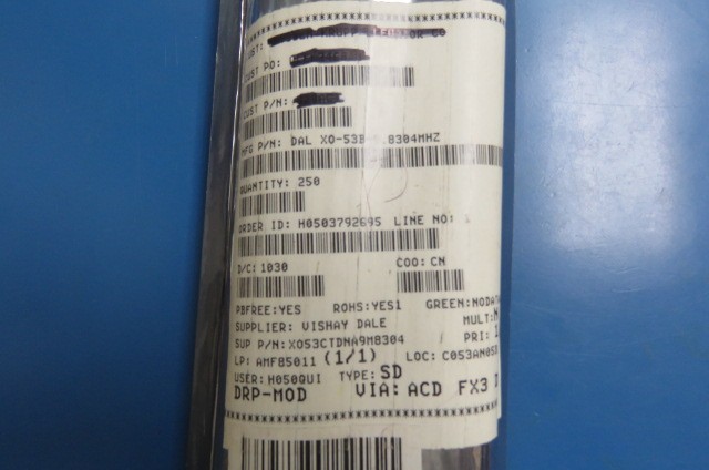 DALE/VISHAY XO53CTDNA9M8304 Qty of 10 per Lot Standard Clock Oscillators DIP-14