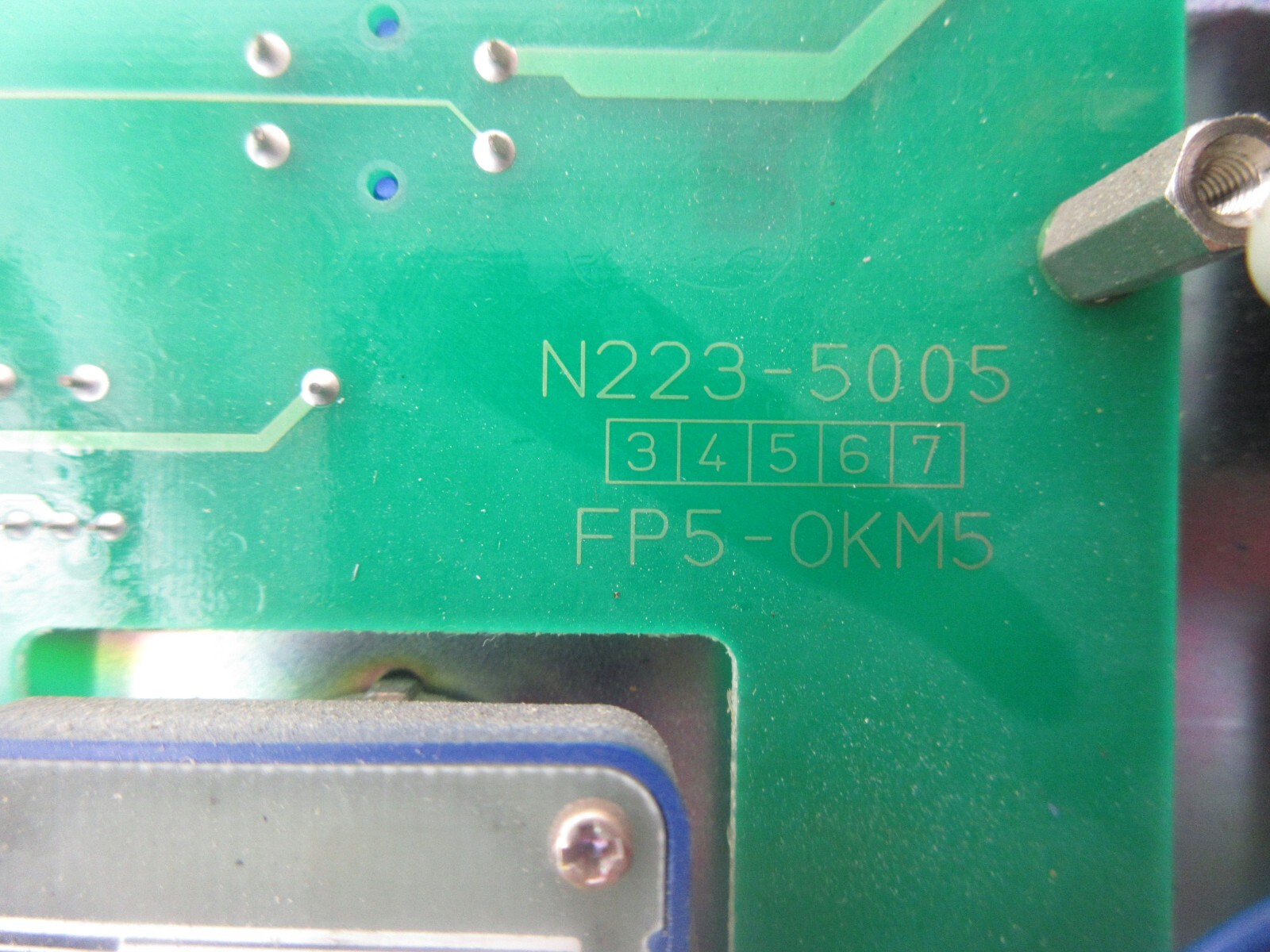 OKUMA OSP MACHINE PANEL 7000L-S E0105-566-0 55-3 N223-5005 FP5-0KM5 055-3