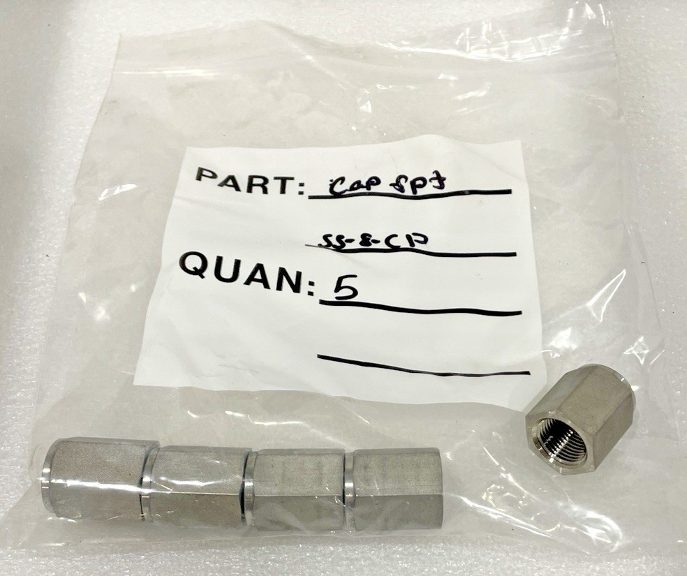 Swagelok LOT, 12pc, SS-12-HN, SS-8-MT, SS-8-CP, SS-6C-1 Nipple, Tee, Cap, Valve