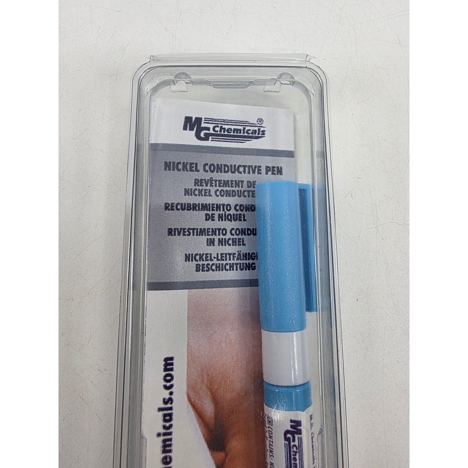 MG Chemicals 841AR-P Nickel Conductive Pen 5ml 7.5g Circuit Board Repair EMI RFI