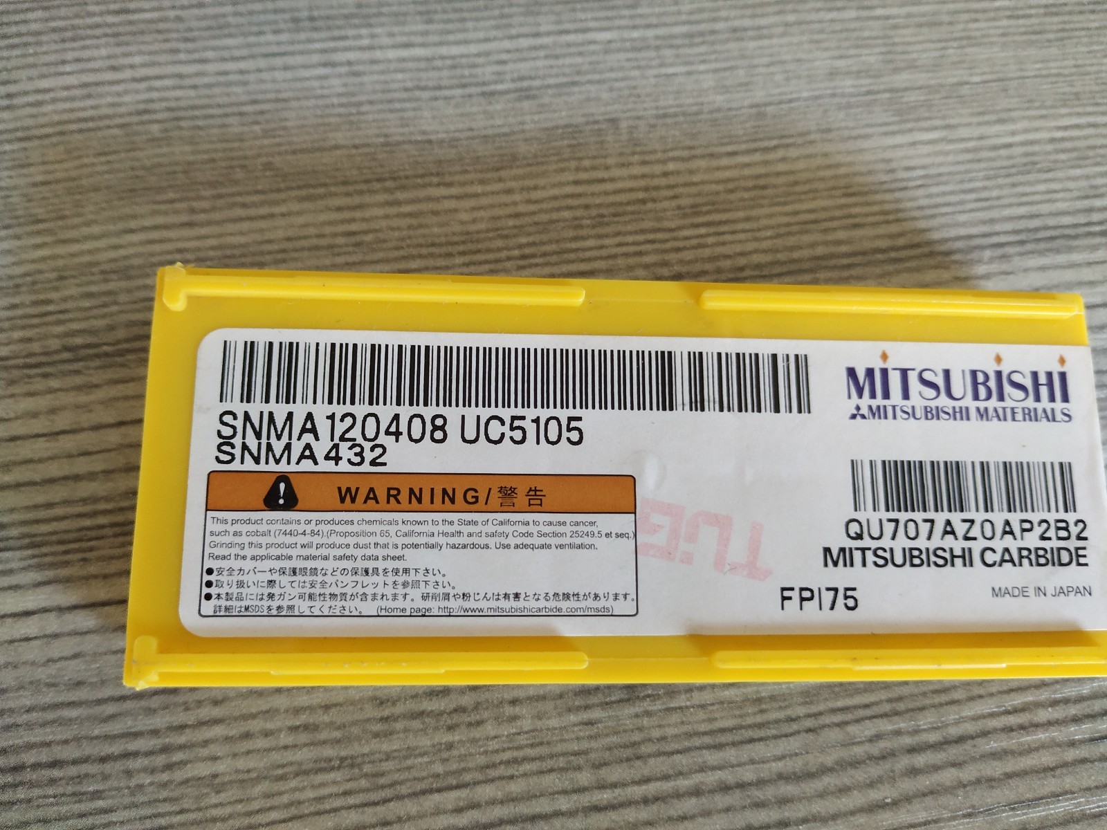 10Pcs/Box MITSUBISHI SNMA120408 UC5105 SNMA432 Carbide Inserts New In Box