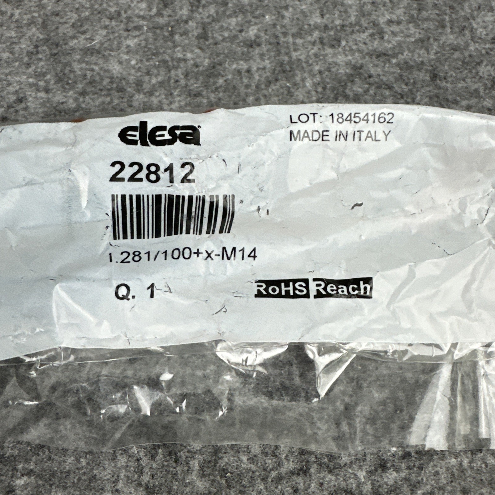 Elesa Phenolic Cylindrical Knob – 22812 I.281 Series Lot Of 2 NEW Made In Italy