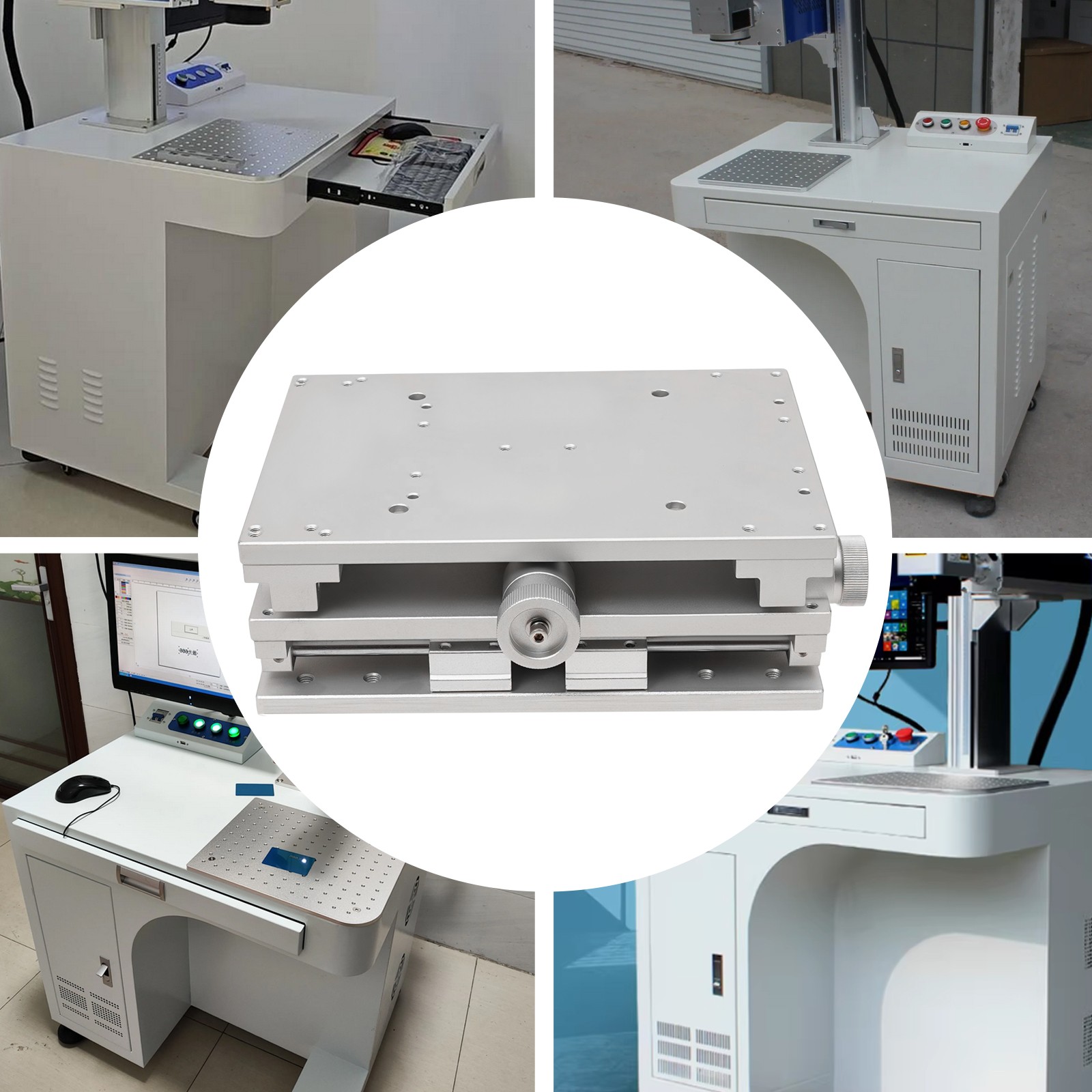 2-Axis Laser Marking Machine Positioning Moving Work Table Workbench XY Axis
