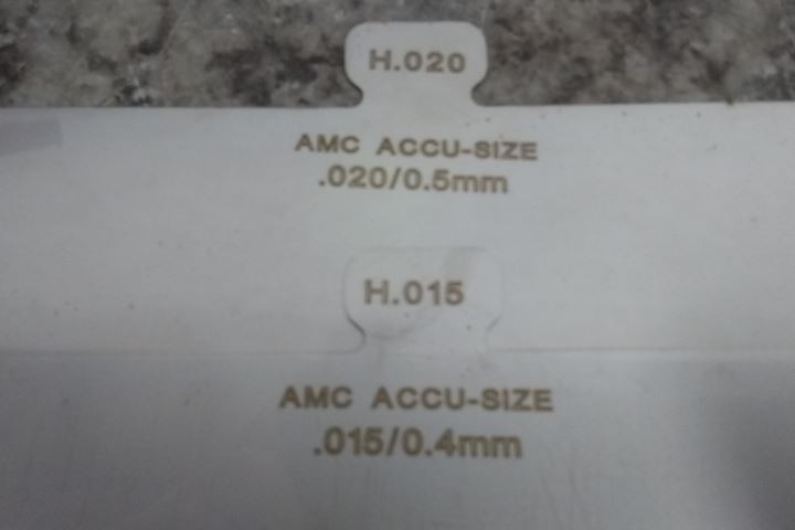 American Metals Co. H300 304 SS Size H Starter Precut Slotted Shim Kit