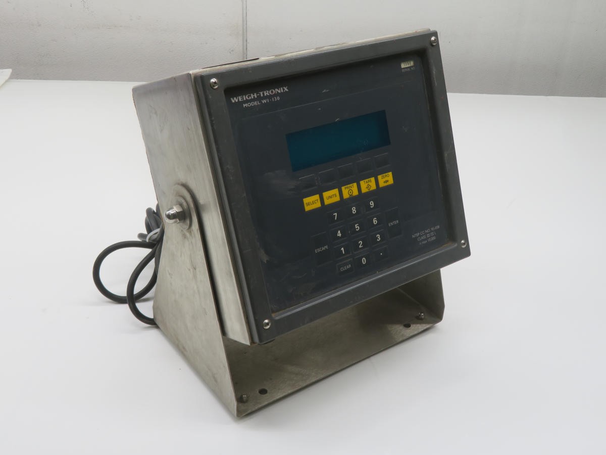 WEIGH-TRONIX WI-130 WEIGHT INDICATOR T220936