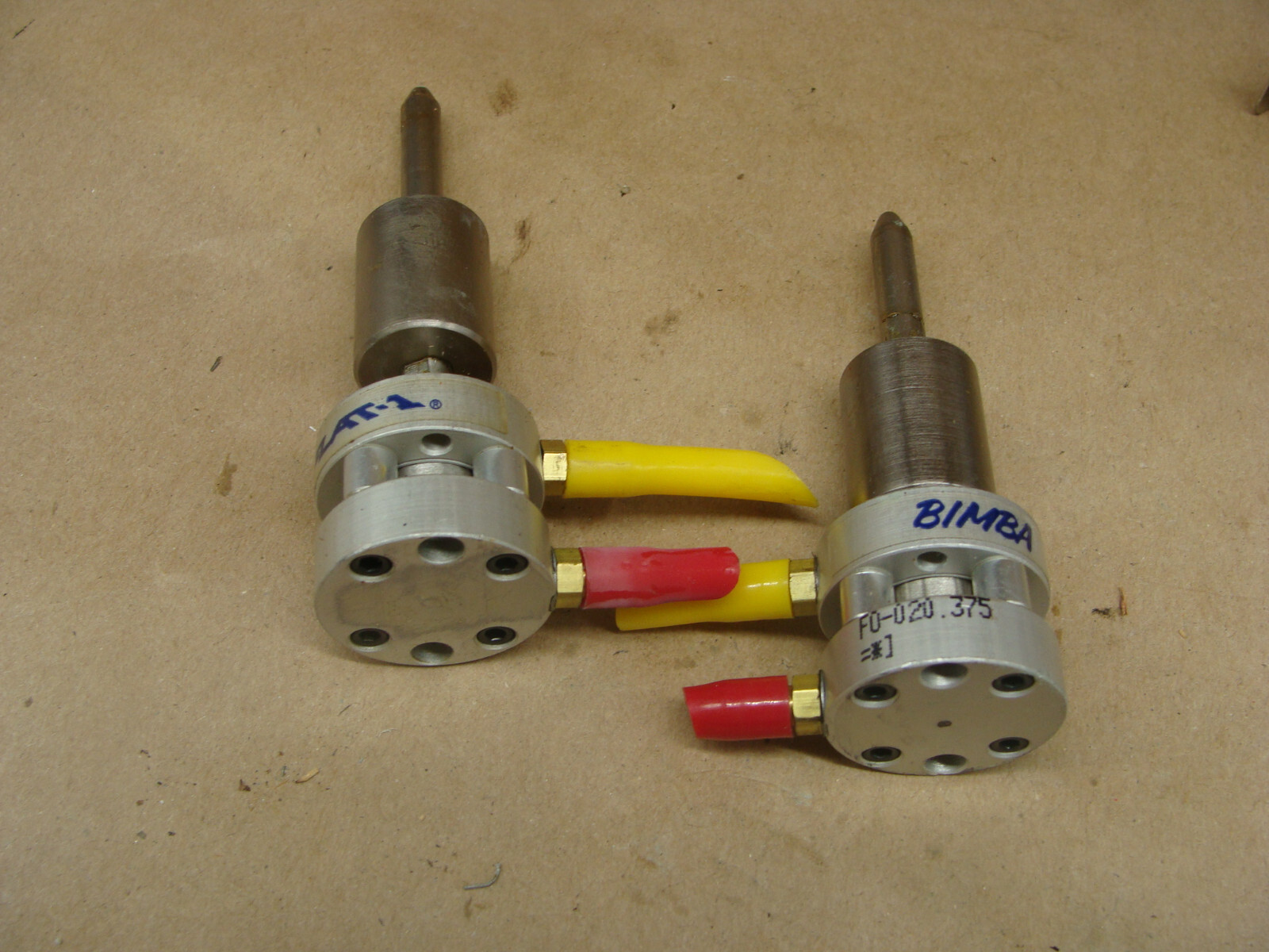 BIMBA FLAT-1 FO-020.375 PNEUMATIC CYLINDER LOT OF 2