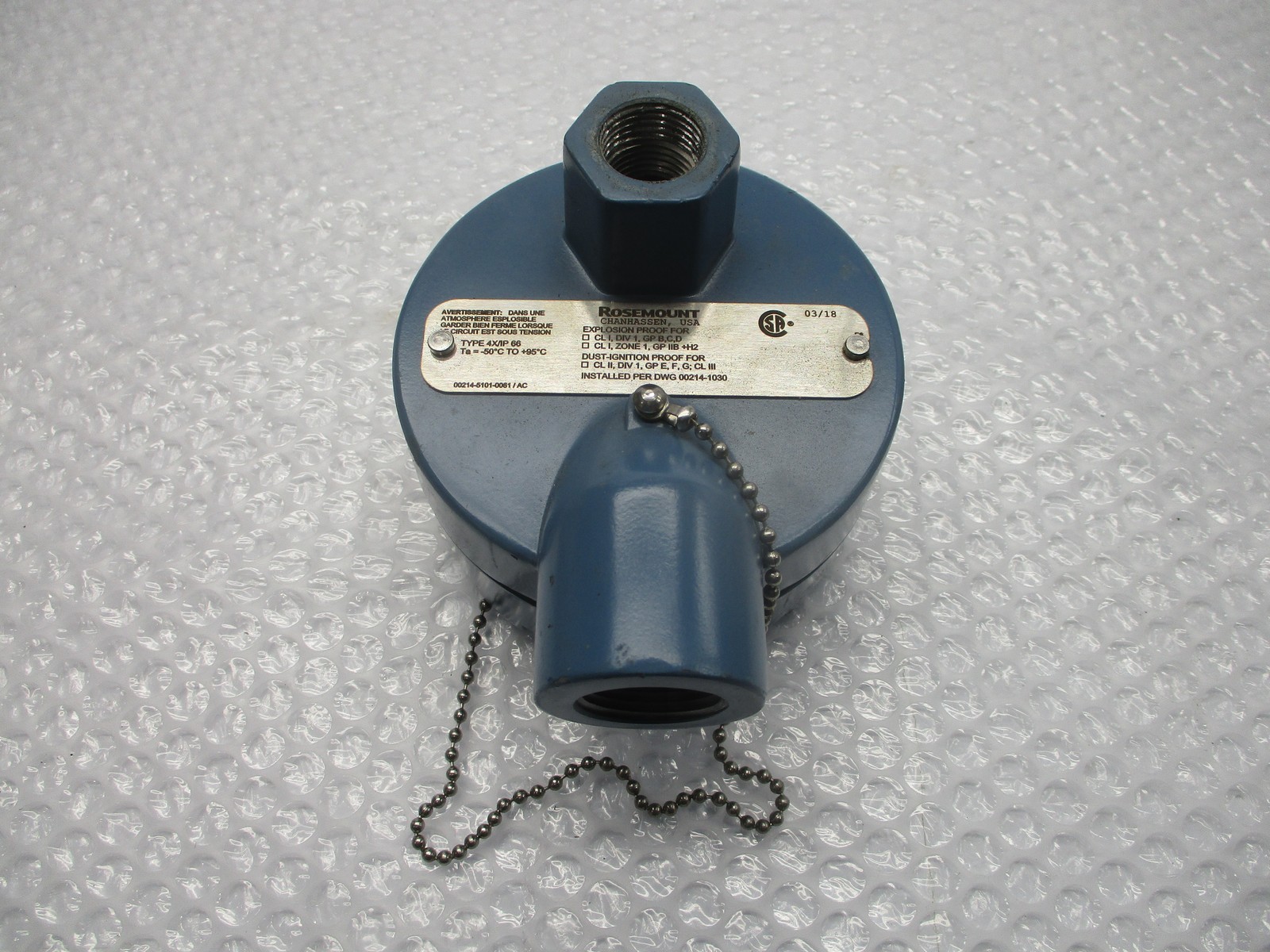 ROSEMOUNT 214CRTSMB1S4E0042SLE6AT1 C3B1UAE030X8Q4G3XW SENSOR UNMP