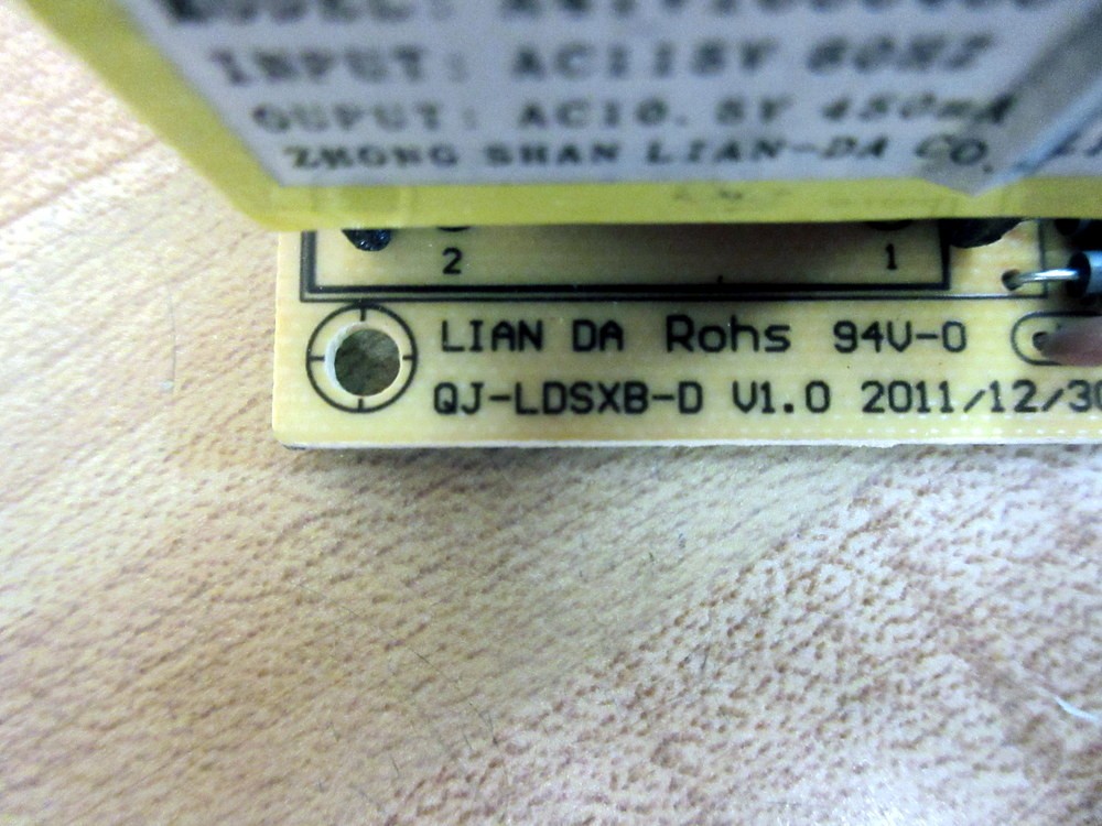 Lian Da QJ-LDSXB-D Control Board QJLDSXBD