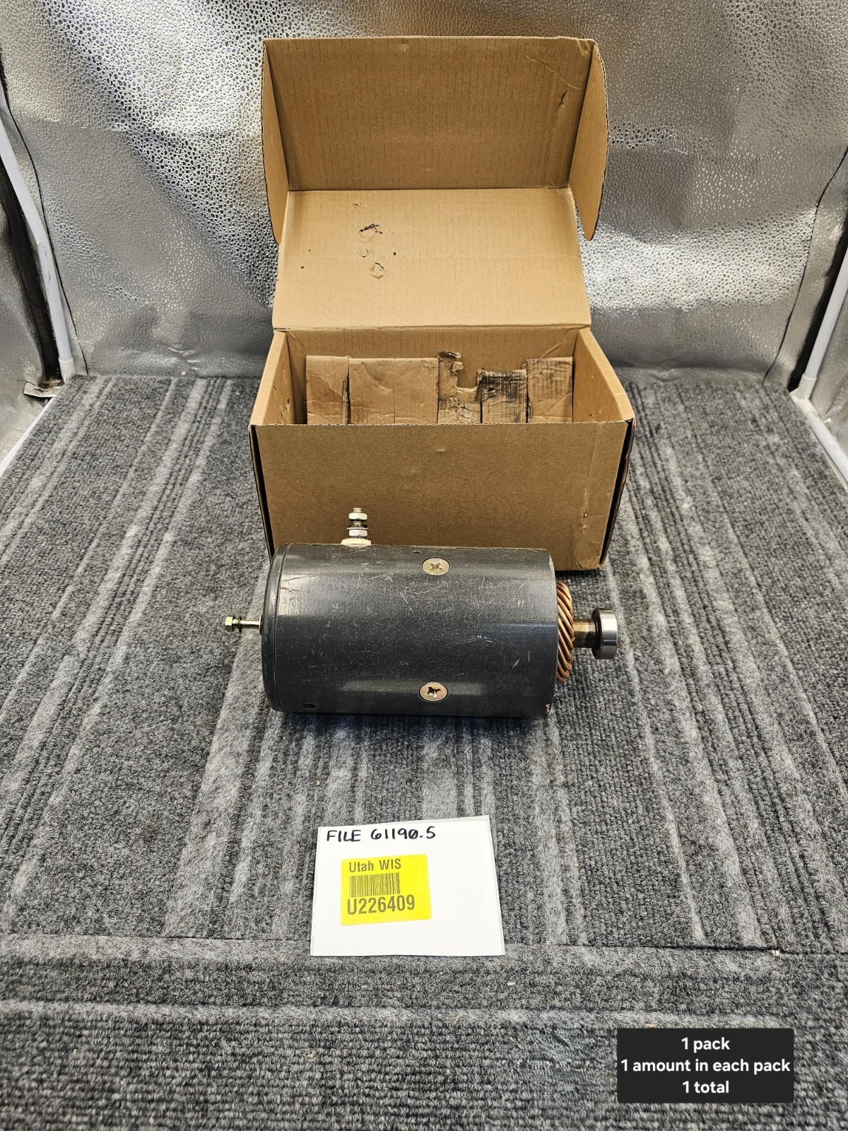 WAI 10866N Motor Pump For Monarch, MTE, Wapsa Hydraulic & Blizzard Snow