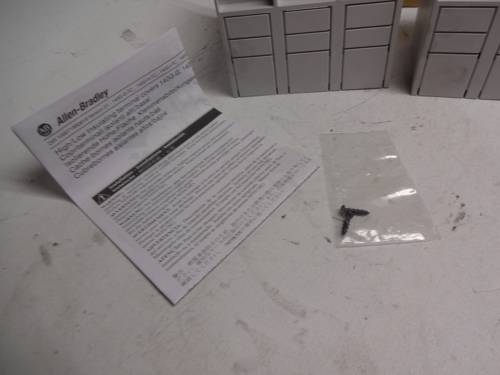 Allen Bradley 140g-j-tc3h Terminal Cover For Circuit Breaker