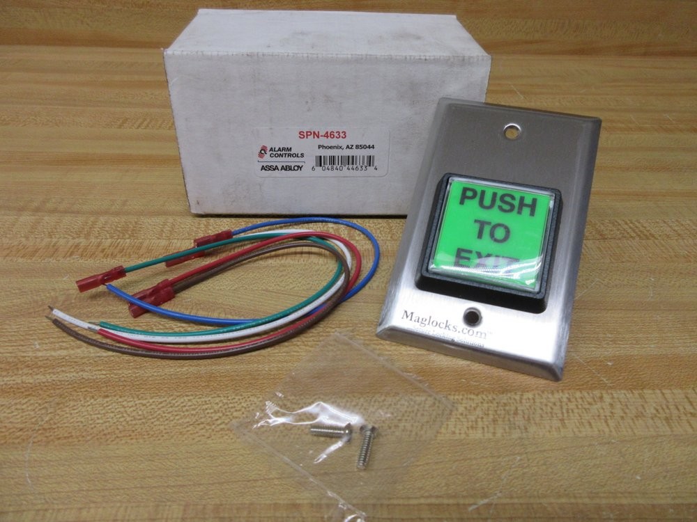 Alarm Controls SPN-4633 Maglocks Push Button SPN4633