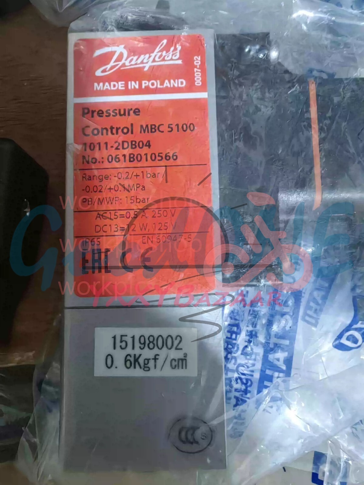 1Pcs NEW Danfoss MBC5100 Pressure Switch 061B010566