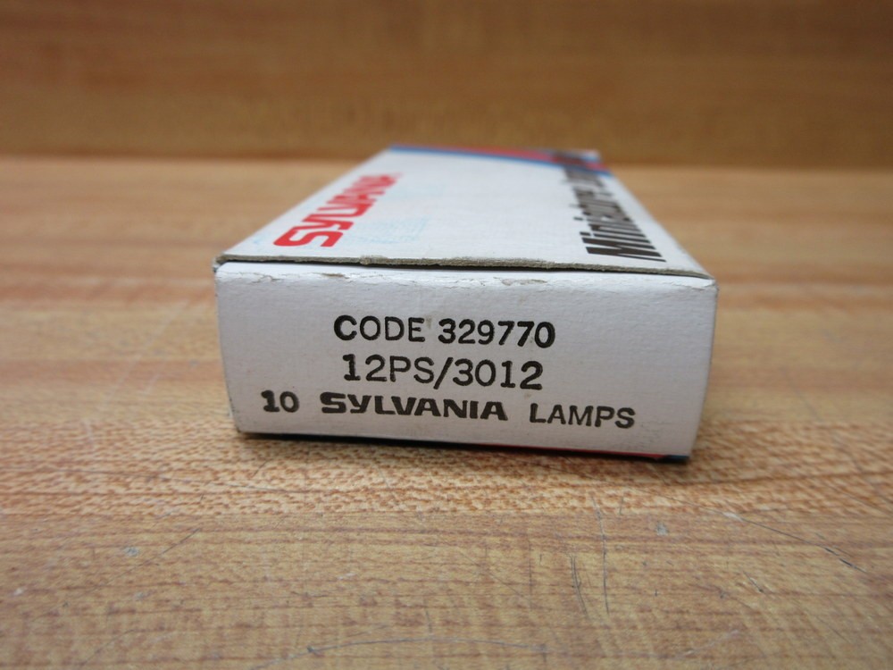 Sylvania 12PS/3012 GTE Miniature Lamp 12PS (Pack of 10)