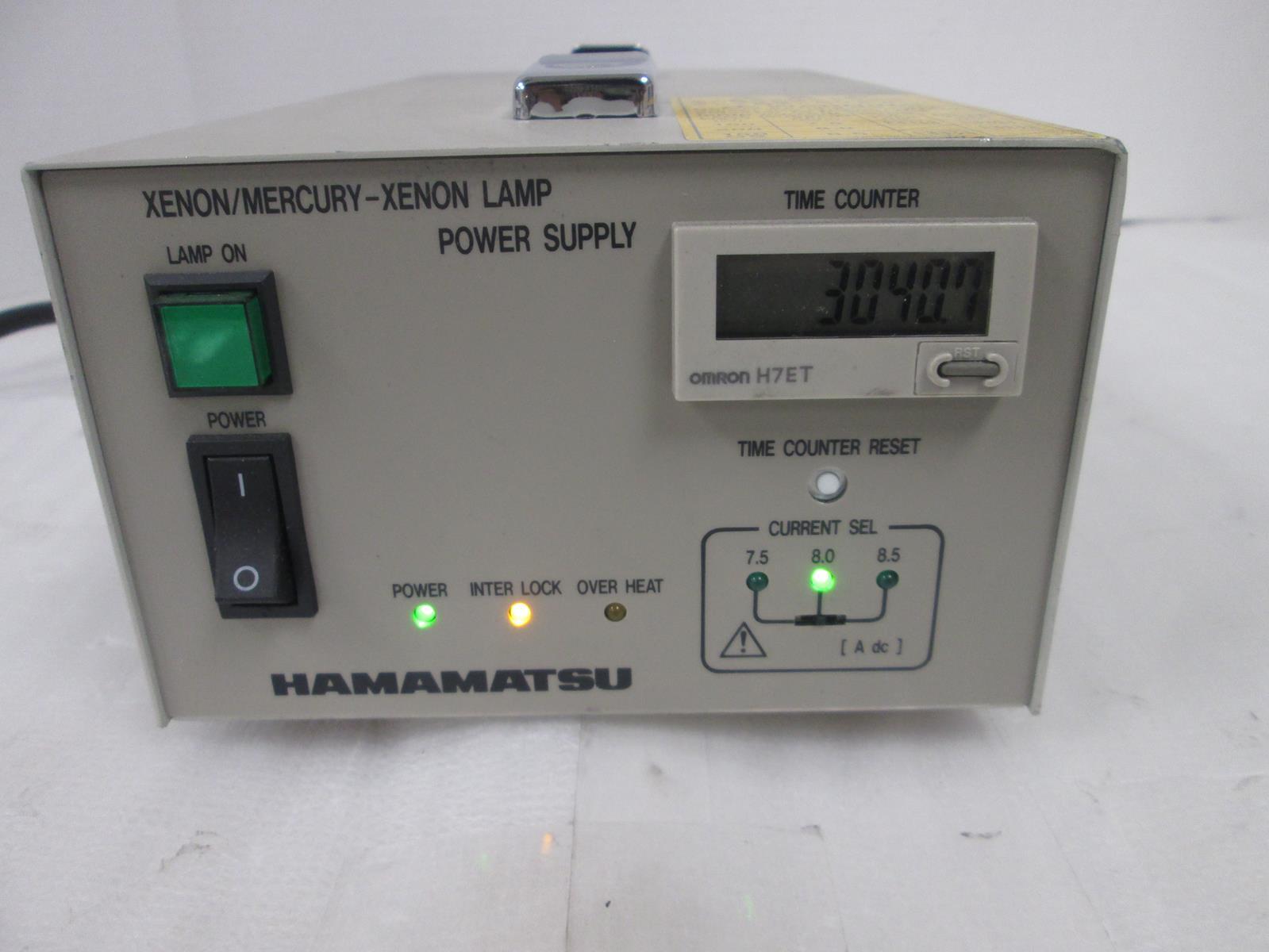 HAMAMATSU PHOTONICS C8849 REGULATED CURRENT POWER SUPPLY FOR MODEL XE HG-LE LAMP