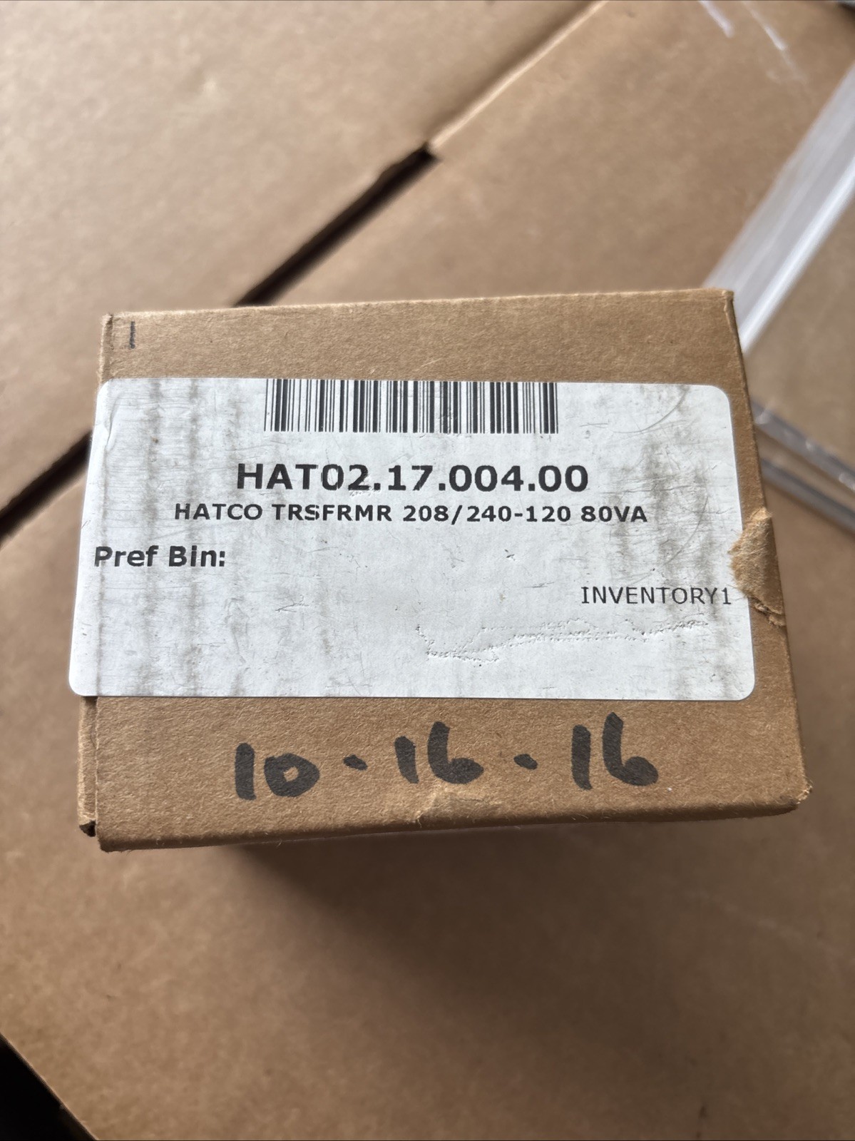 Hatco TRANSFORMER 80VA 208/240V 02.17.004.00