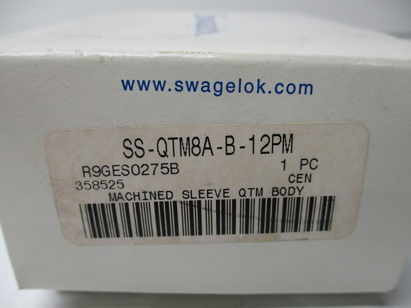 SWAGELOK SS-QTM8A-B-12PM NSMP