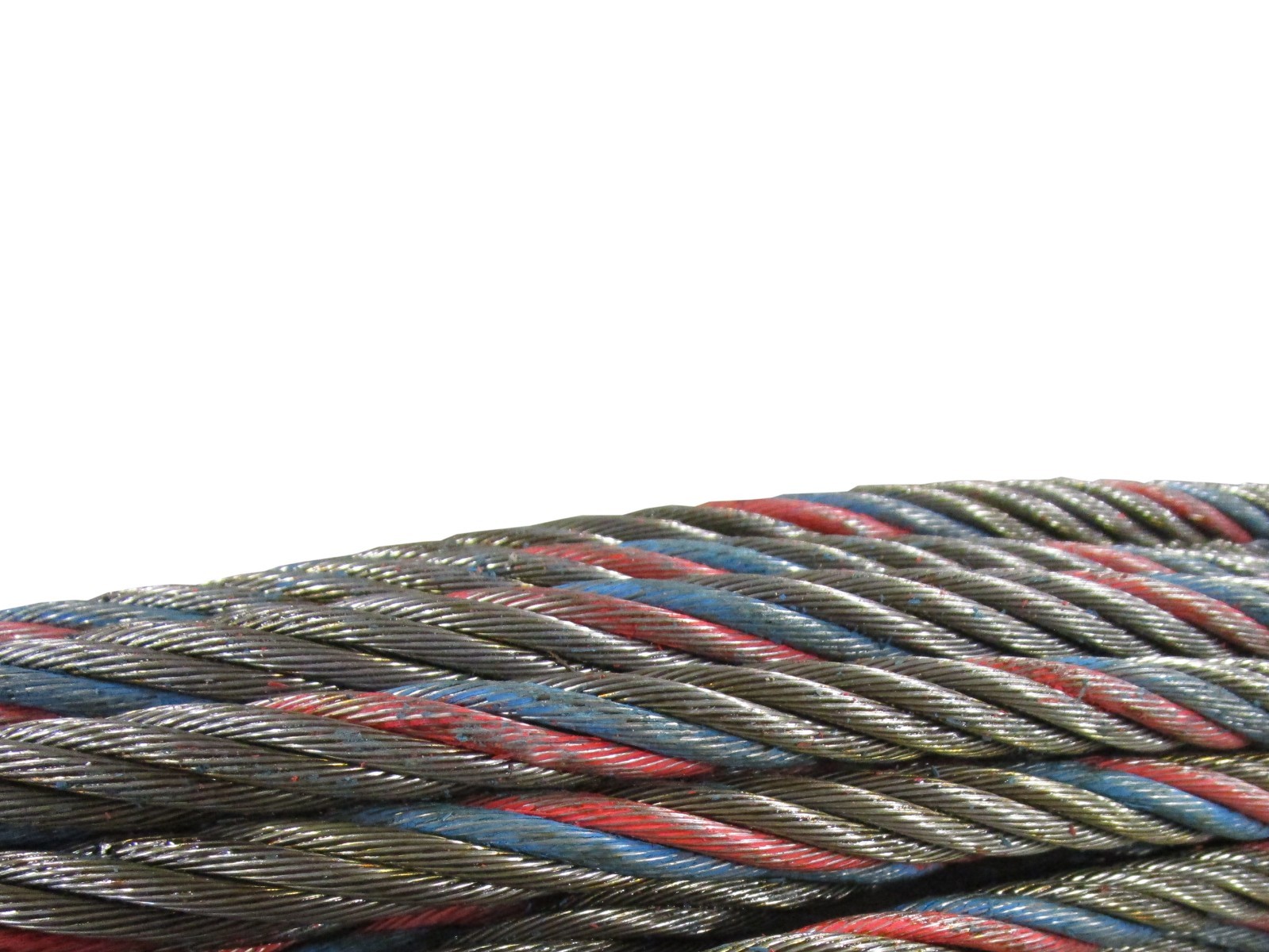 3/8″ x 100′ ft Bulk Wire Rope Plain Cable for Winch Rigging Zip Line 6×19 EIPS