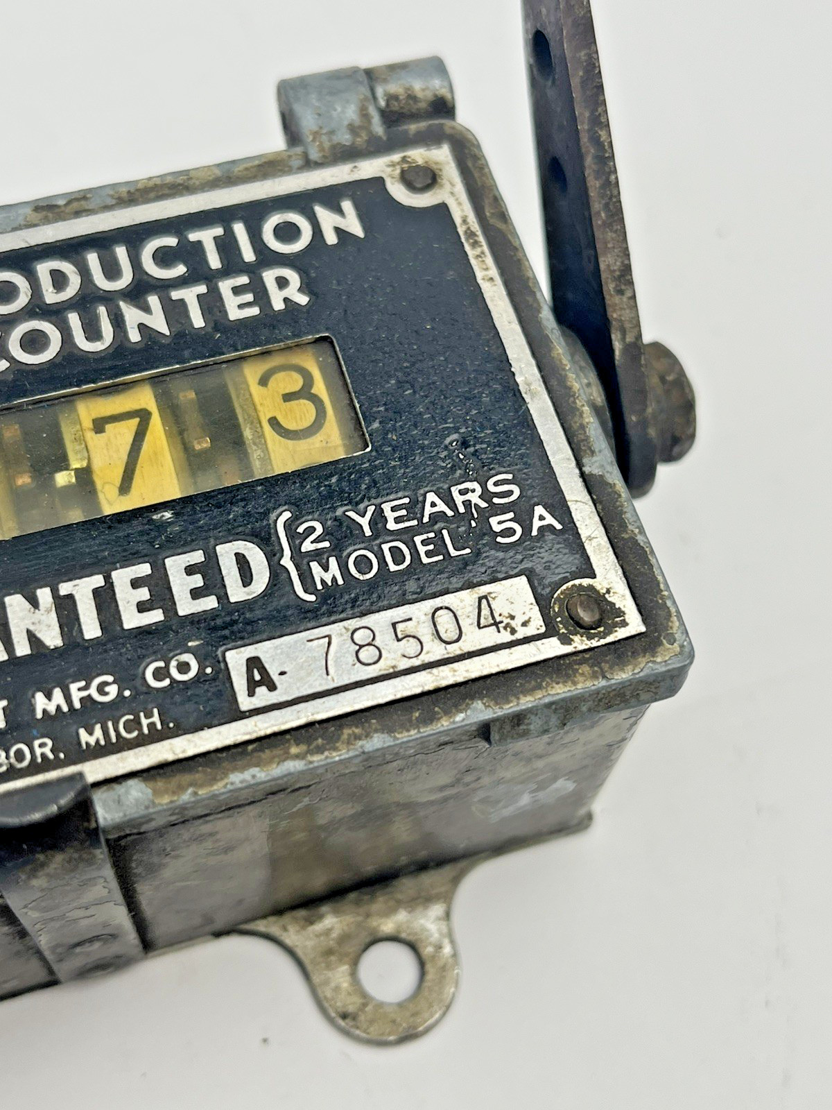 R.E. Hart MFG. CO. 1956 Mechanical Production Counter Model 5A Vintage USA