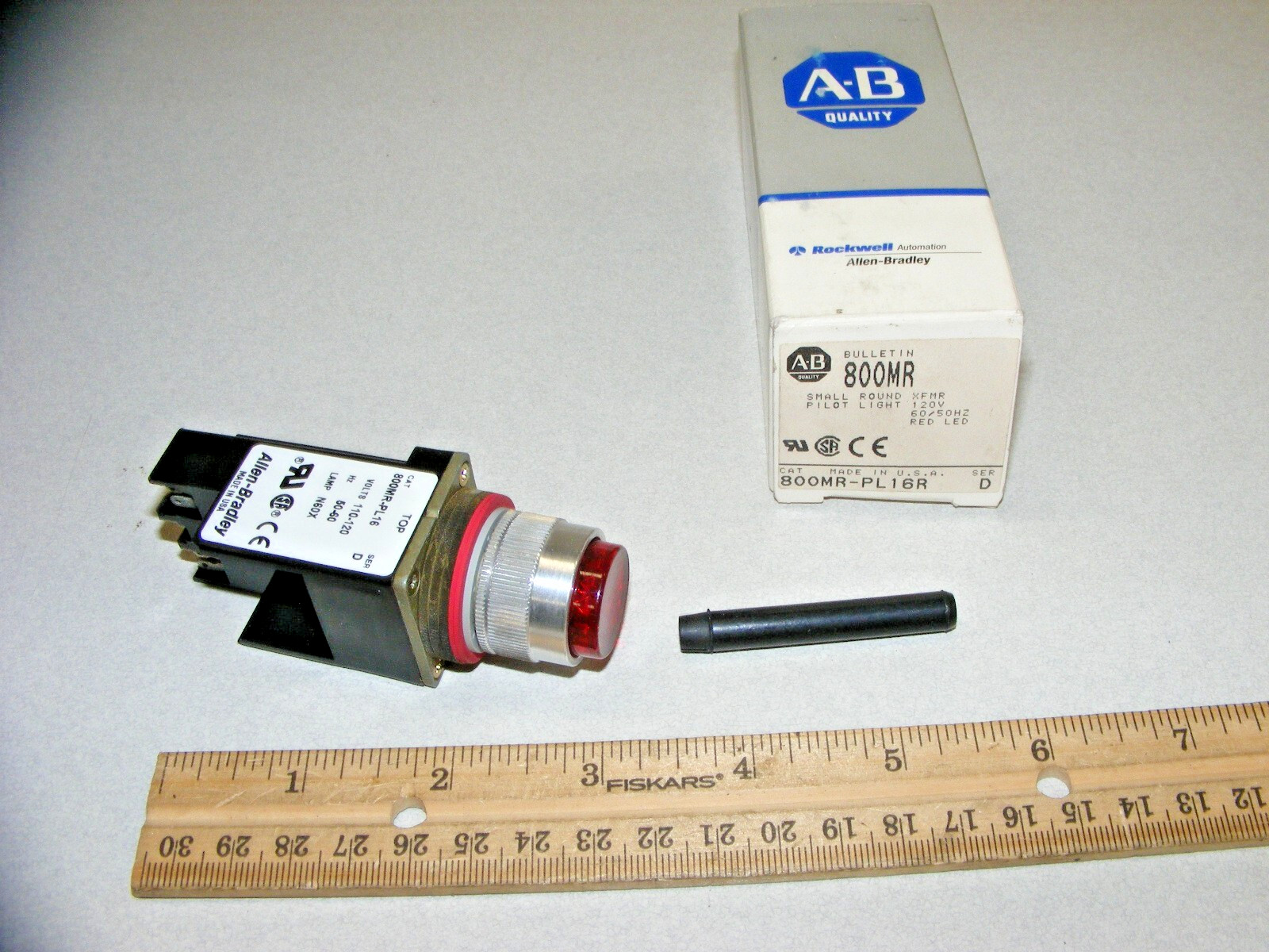 Allen Bradley 800MR-PL16R Pilot Light Red 800MR-PL16 NOS (zz1)