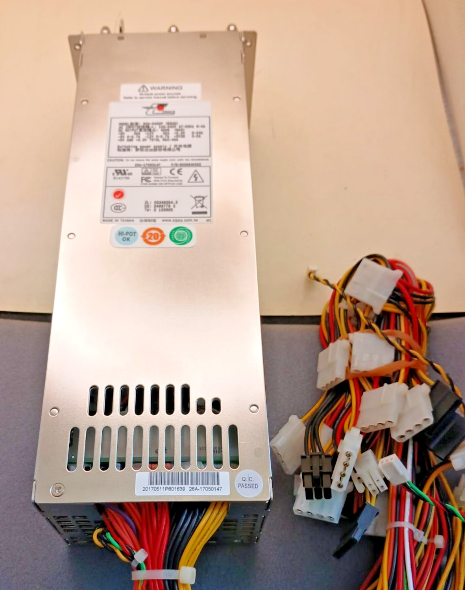 NEW IN BOX Emacs Zippy R2W-6460P 460W 2U Redundant PSU (Includes 2x R2W-6460P-R)