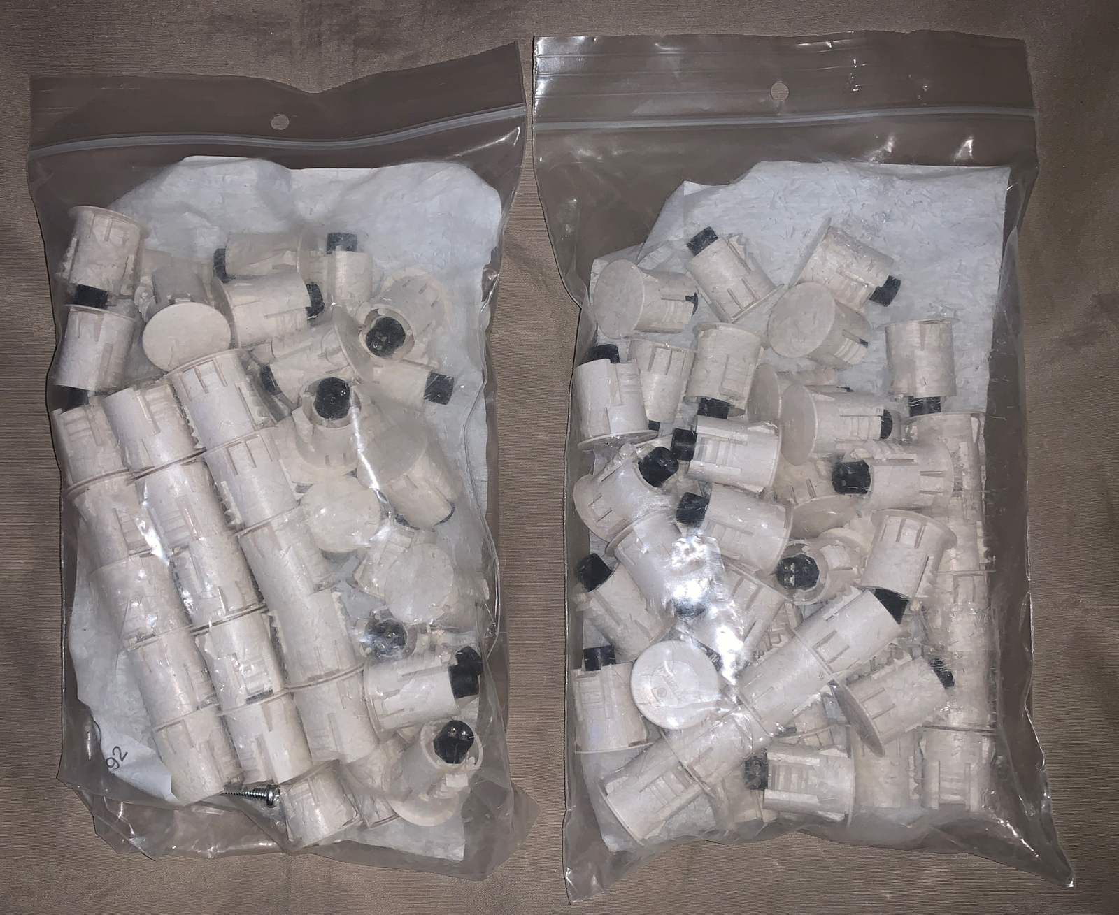 49 Pack Flair PFC40W 3/4″ Dia Steel Door Switch Closed Circuit w/Magnet Present