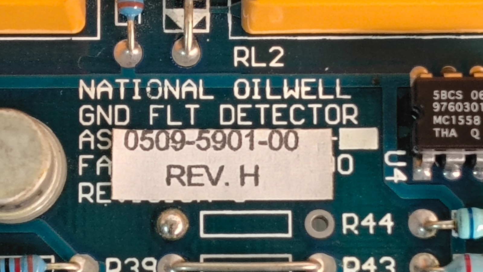 NOV 0509-5901-00 REV H GND FLT DETECTOR / NATIONAL OILWELL VARCO