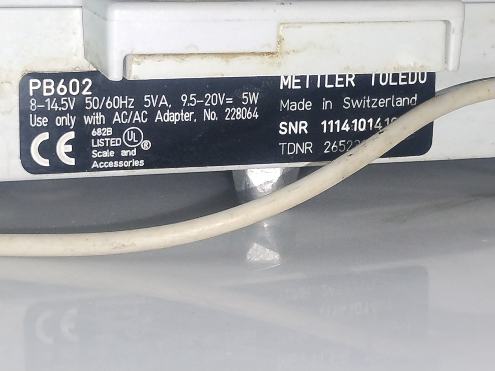 Mettler Toledo PB602 Analytical Scale Balance 0.01g 610g