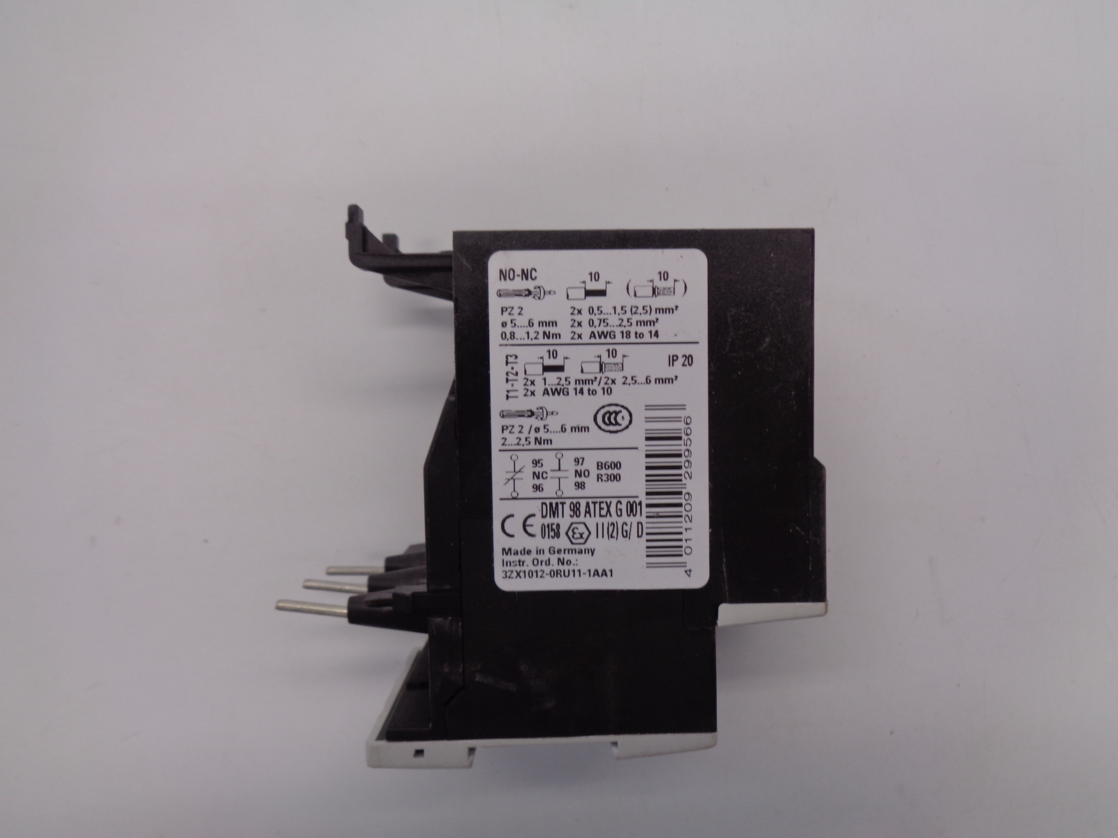 SIEMENS 3RU1126-1HB0 RELAY 5.5-8.0AMP NSNP