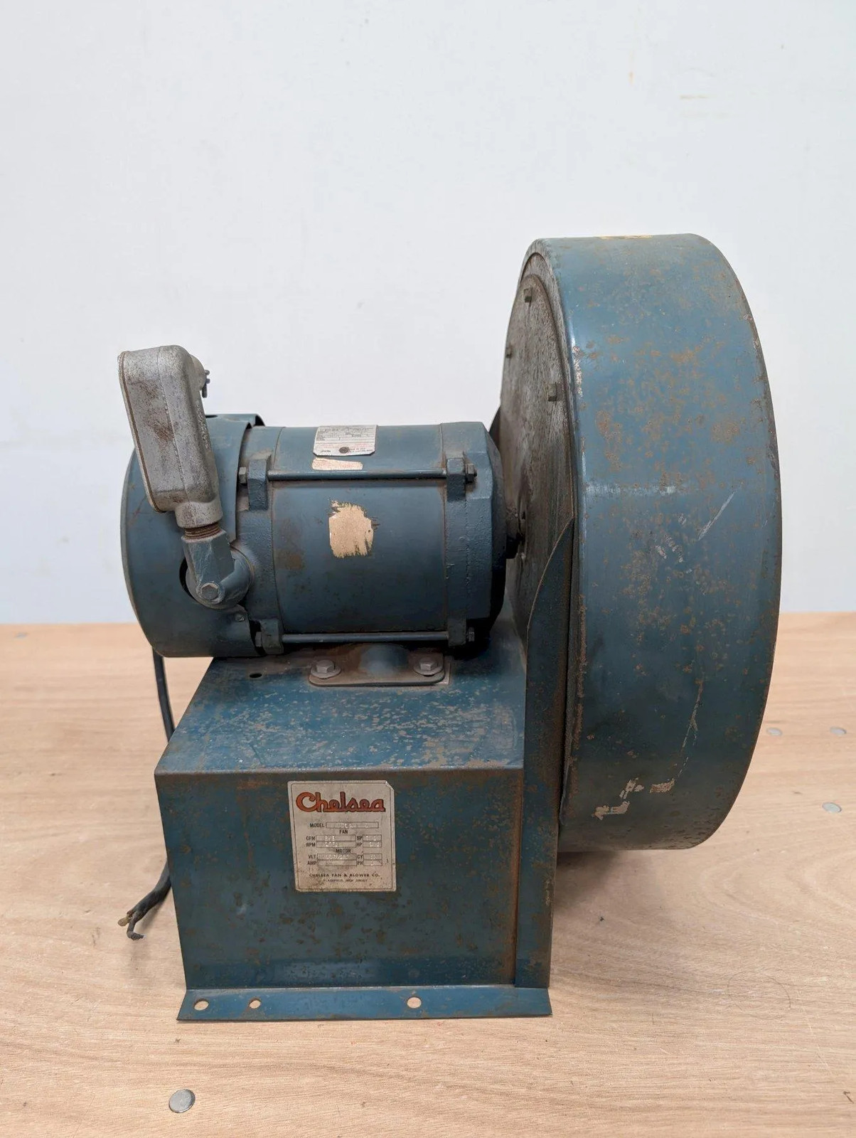 Reliance 0.5 HP AC Motor C56E2502N-IU 115/230V 1725 RPM + Chelsea UPD12FA EH Pum
