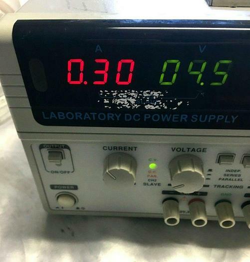 GW Instek 2-Channel Laboratory DC Power Supply 30V 3A GPS-2303 Working Free Ship