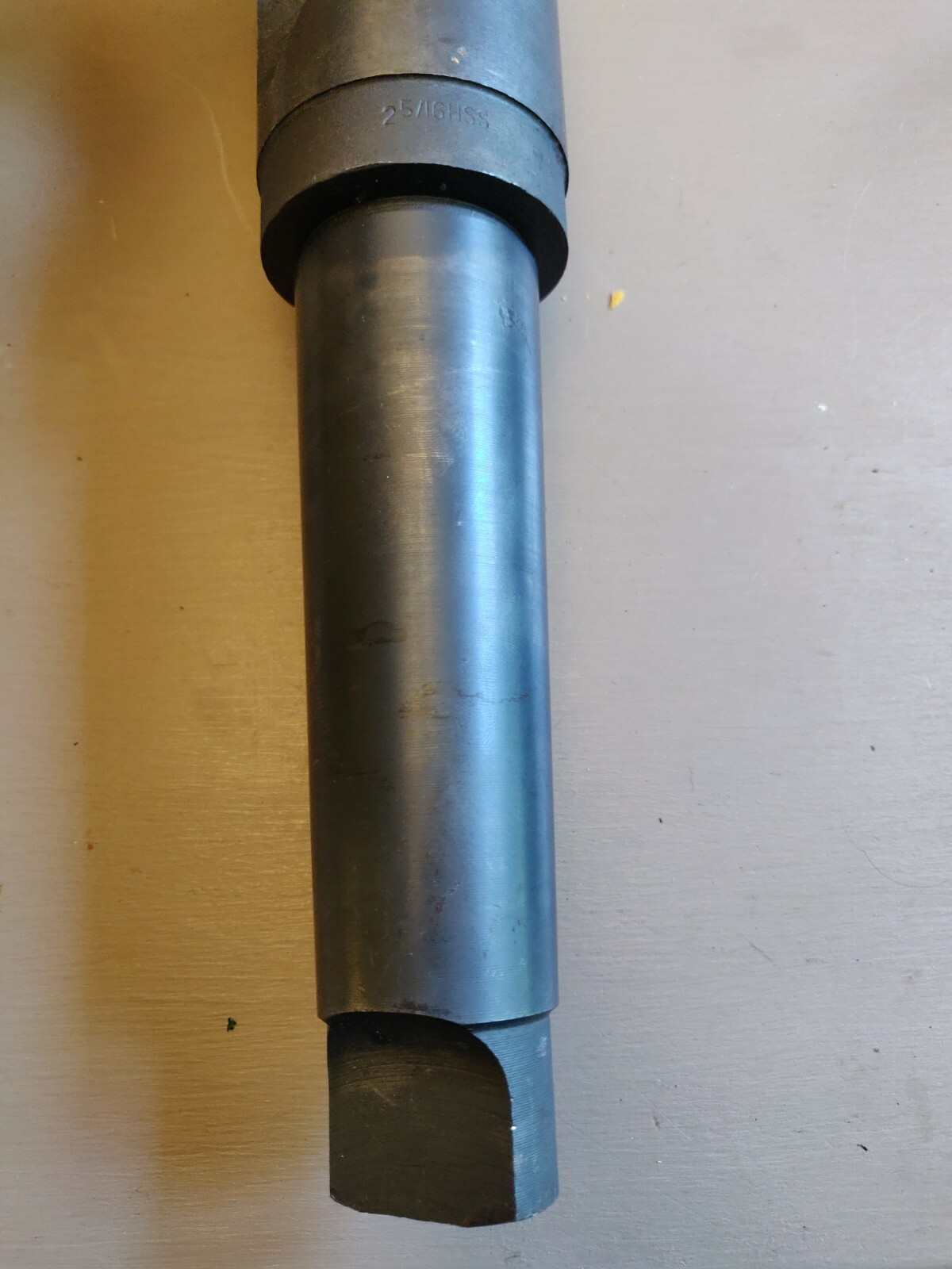 2-5/16″, 5MT 118° Point High Speed Steel Taper Shank Drill Bit 18″ OAL