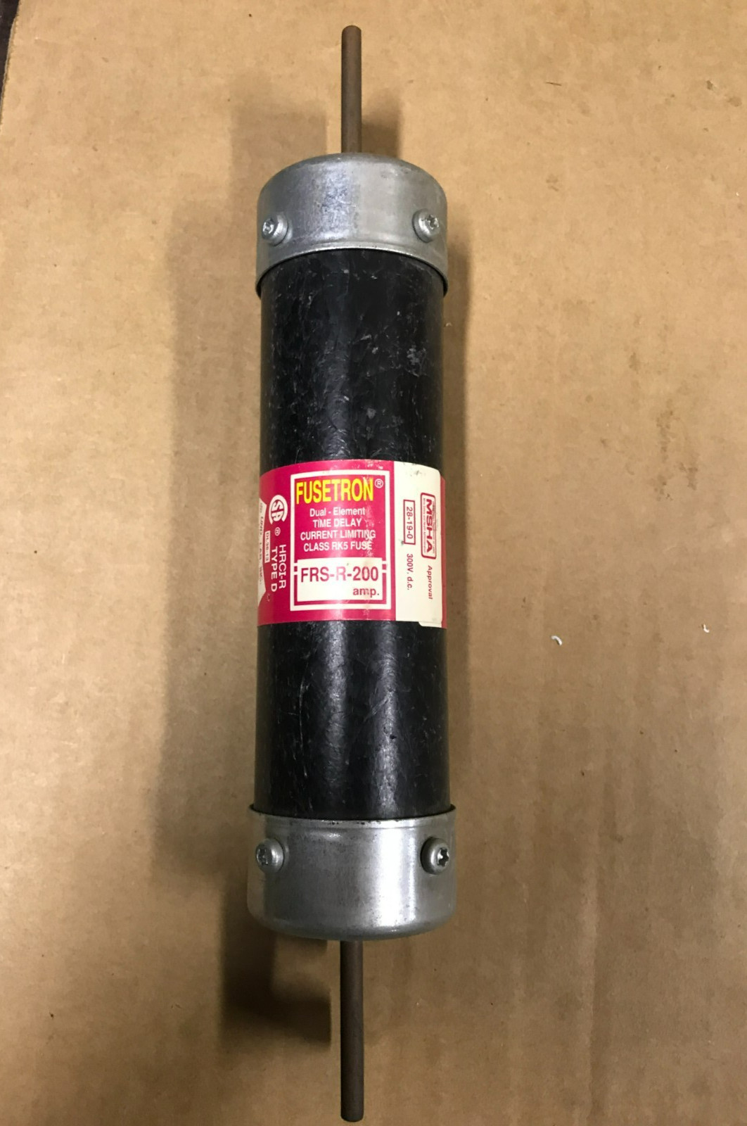 NOS Bussman Fusetron FRS-R-200 – Class RK5 Fuse – HRCI-R Type D