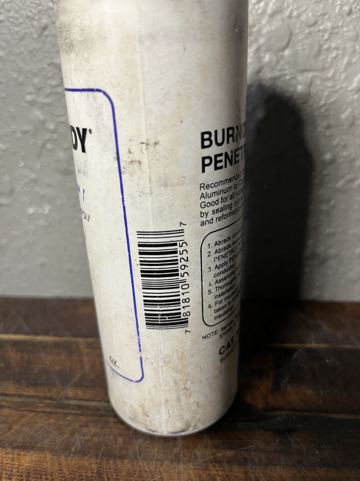 Burndy Penetrox Electrical Joint Compound Anti Oxidant Lubricant