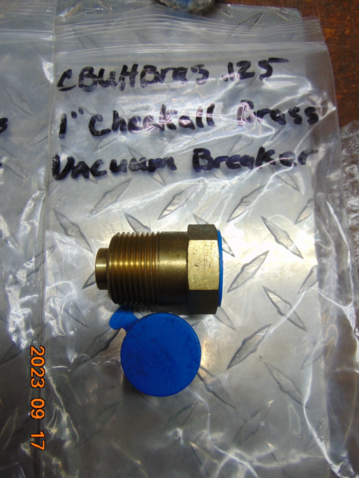 CHECK-ALL BUHBR 1″ BRASS VACUUM BREAKER