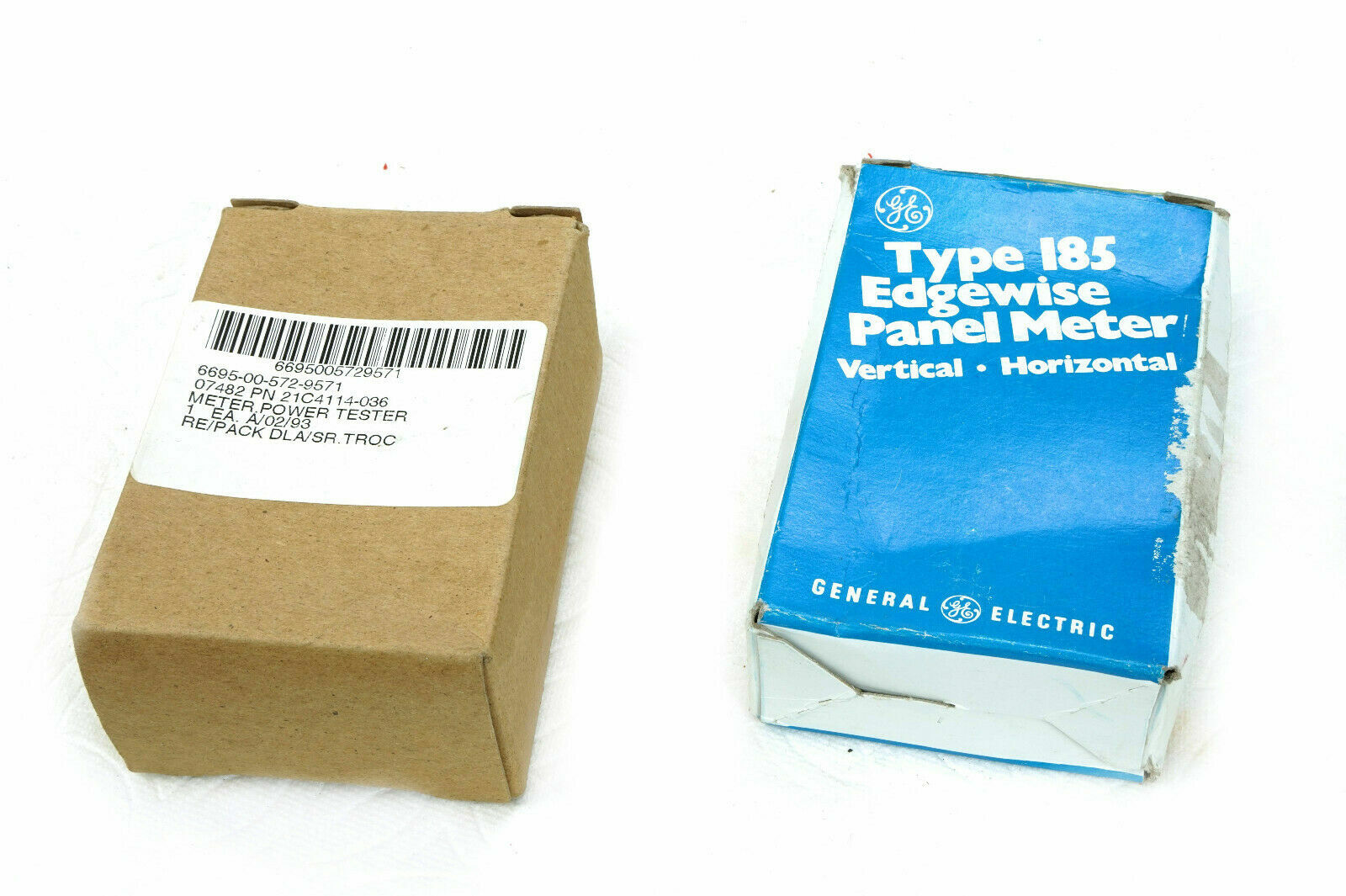 GE turbine Edgewise Panel Meter type 185 Low Good High for Helicopter Cockpit