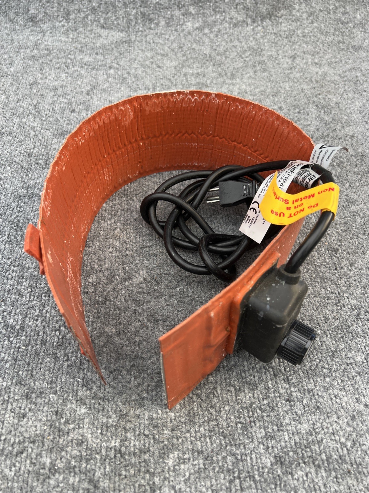 BriskHeat DHCH10 Drum Barrel Band Heater 45L/5gal 110V 550 Watt 10-200C #X4828