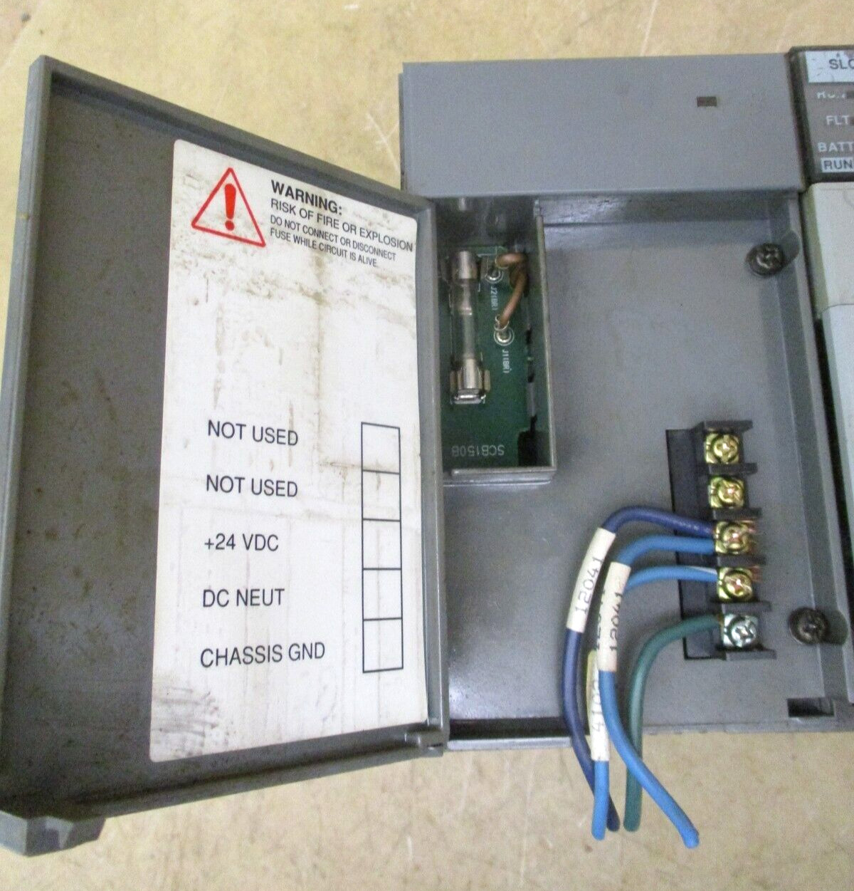 Allen-Bradley SLC 500 1746-P3 Ser A SLC 5/04 CPU 1747-L542 48669GN