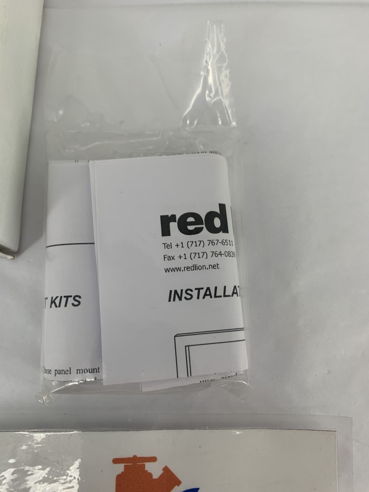 Red Lion PMKCC100 3-Piece Panel Mount Adapter Kit 2.27″ x 2.27″ 1/16 DIN Units