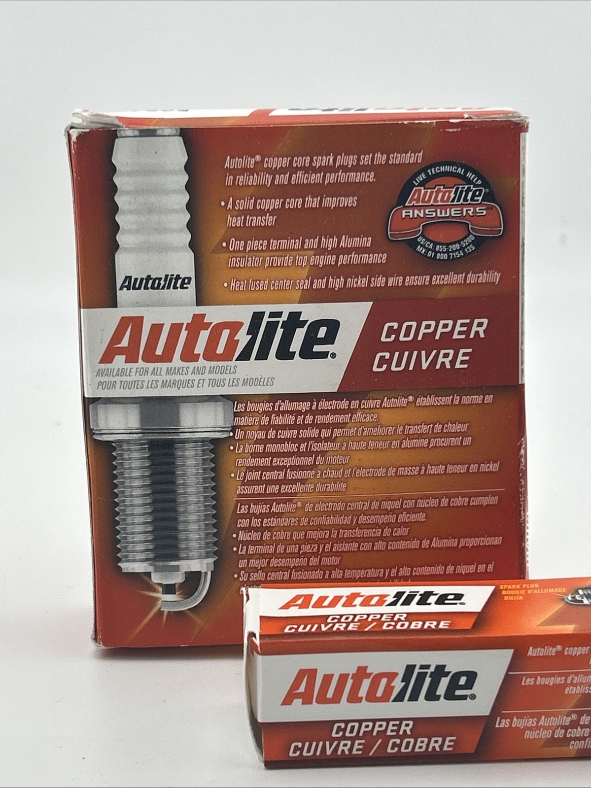 Autolite 5243 Copper Spark Plug Lot Of 4