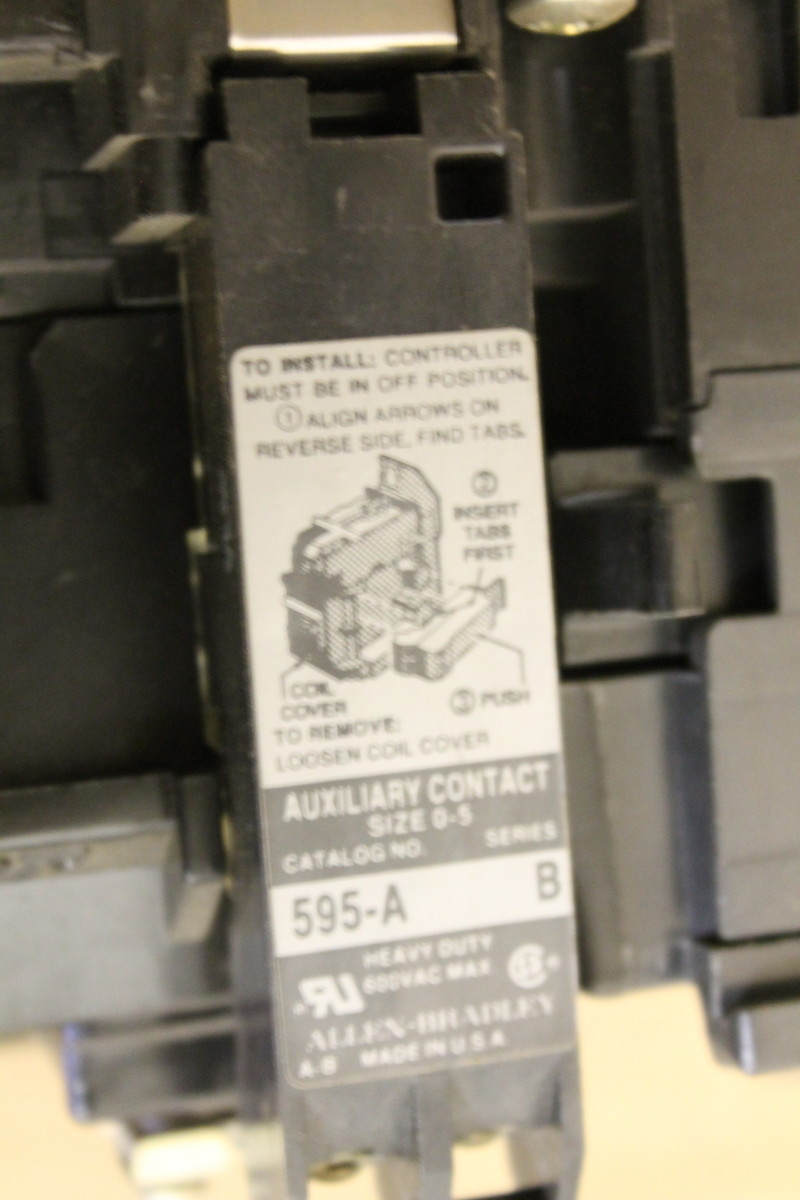 Contactor, Size 2, 2P, 45A, 500-COD920 Allen Bradley