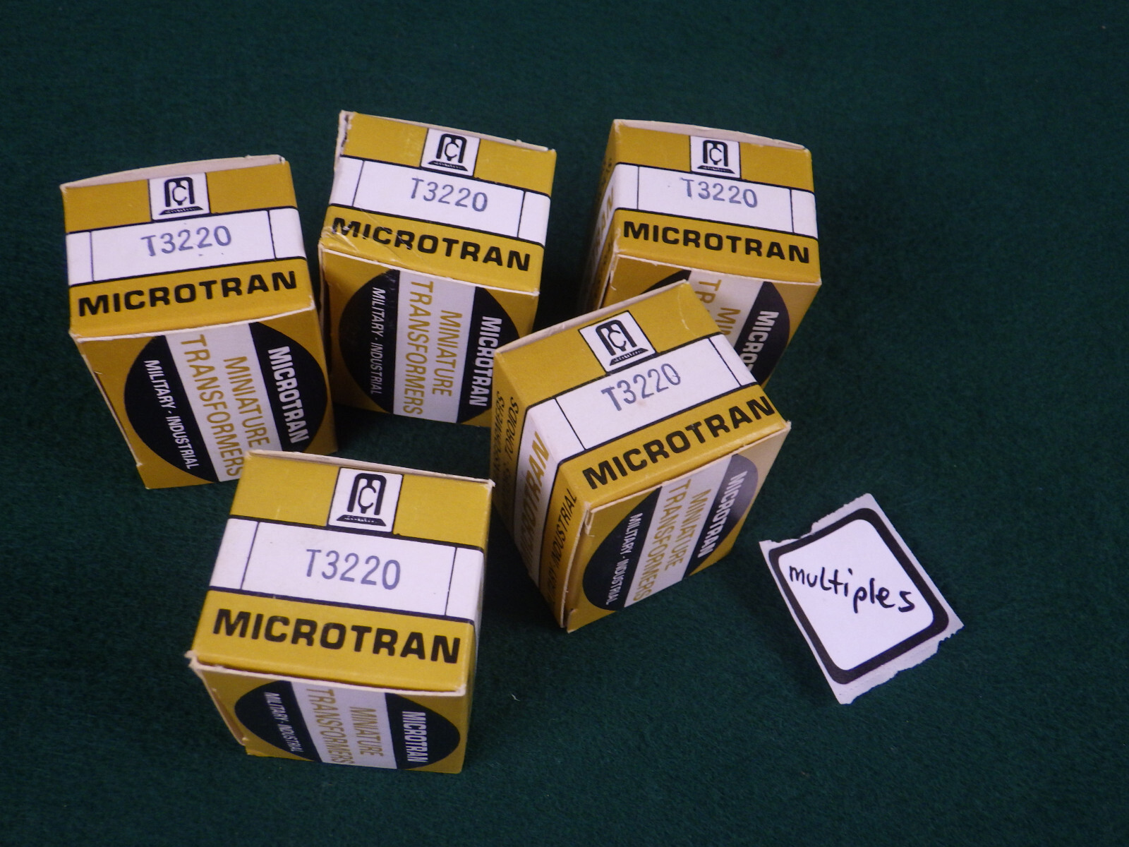 11 NOS MICROTRAN Miniature Transformers Military Industrial T3220 T4415 T2316