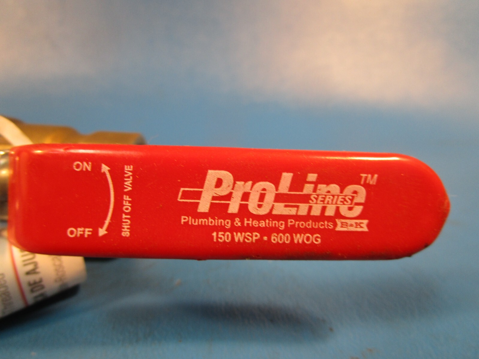 ProLine 107-814NL, Brass Full Port Packing Gland Ball Valve 3/4″ N 600 PSI