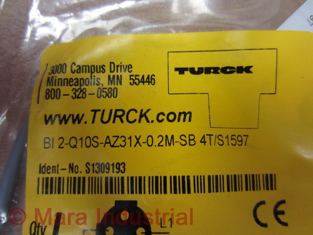 Turck BI2-Q10S-AZ31X-0.2M-SB 4T/S1597 Sensor S1309193