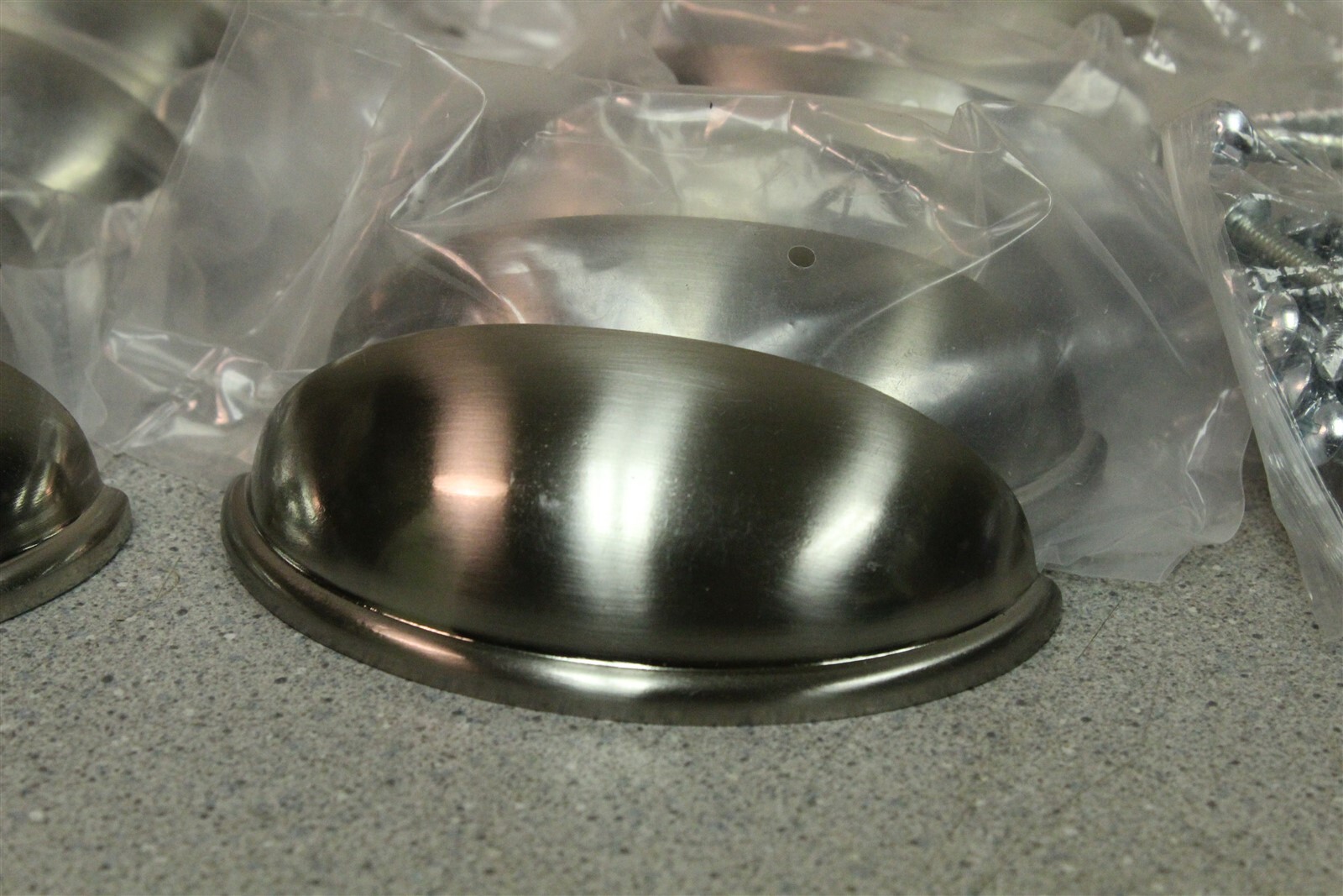 NEW Liberty 3in. Center-to-Center Satin Nickel Cup Drawer Pull *FREE SHIPPING*