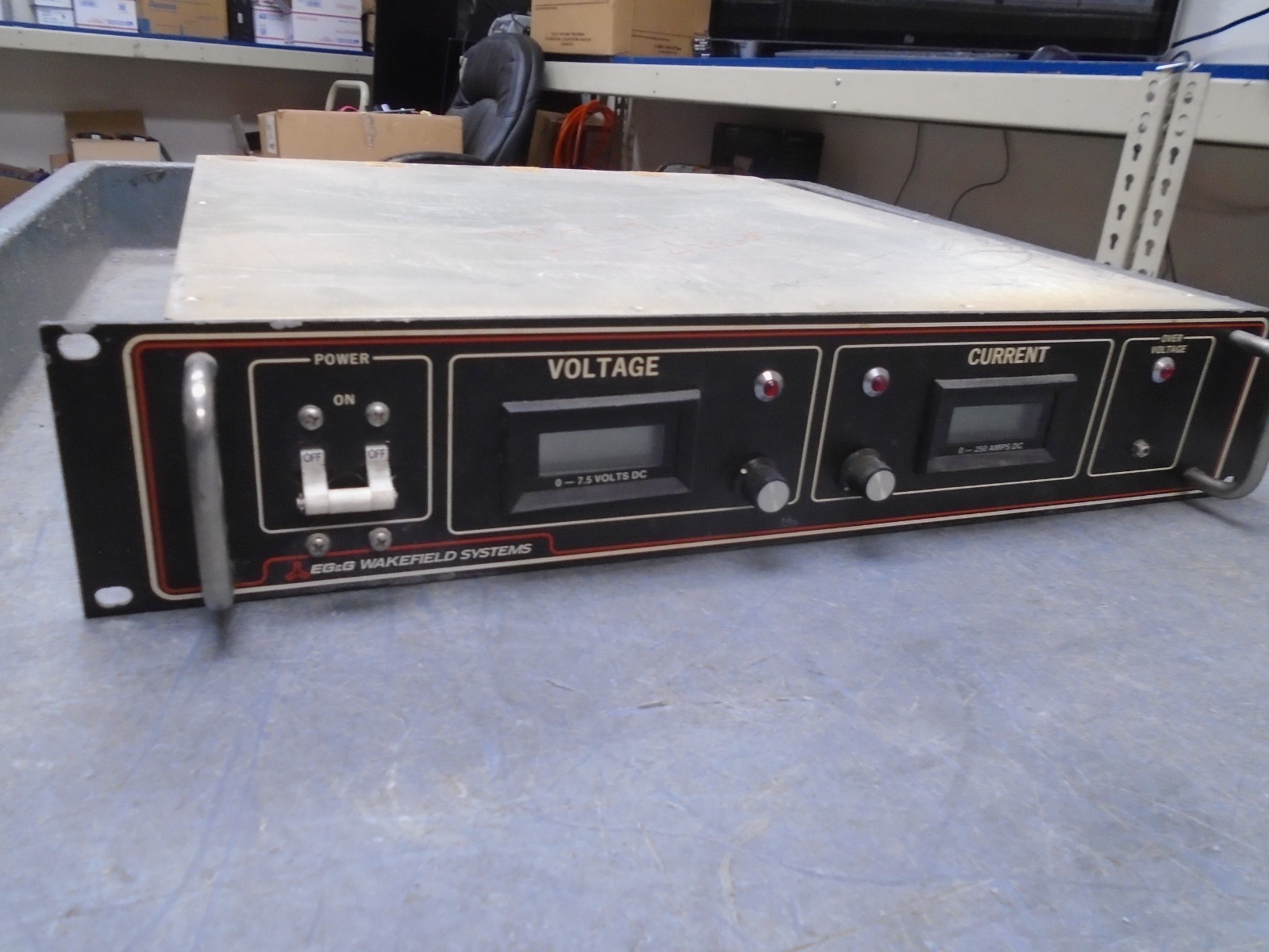 POWER TEN EG&G Wakefield 3401D-7.5250 208 VAC DC Power Supply