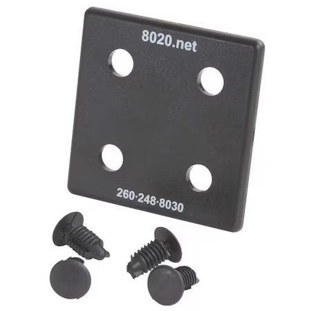 80/20 2028-2 End Cap, For 2020, Pk2