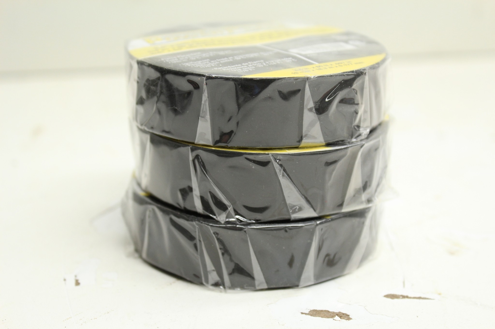Power Phase 0747384 3/4″X60′ Black Economy Grade Vinyl Electrical Tape Lot of 3