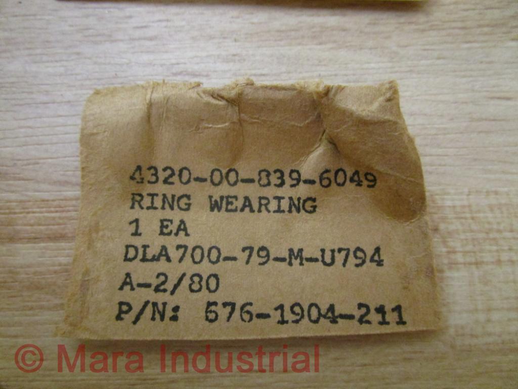 Part 676-1904-211 Ring Wearing