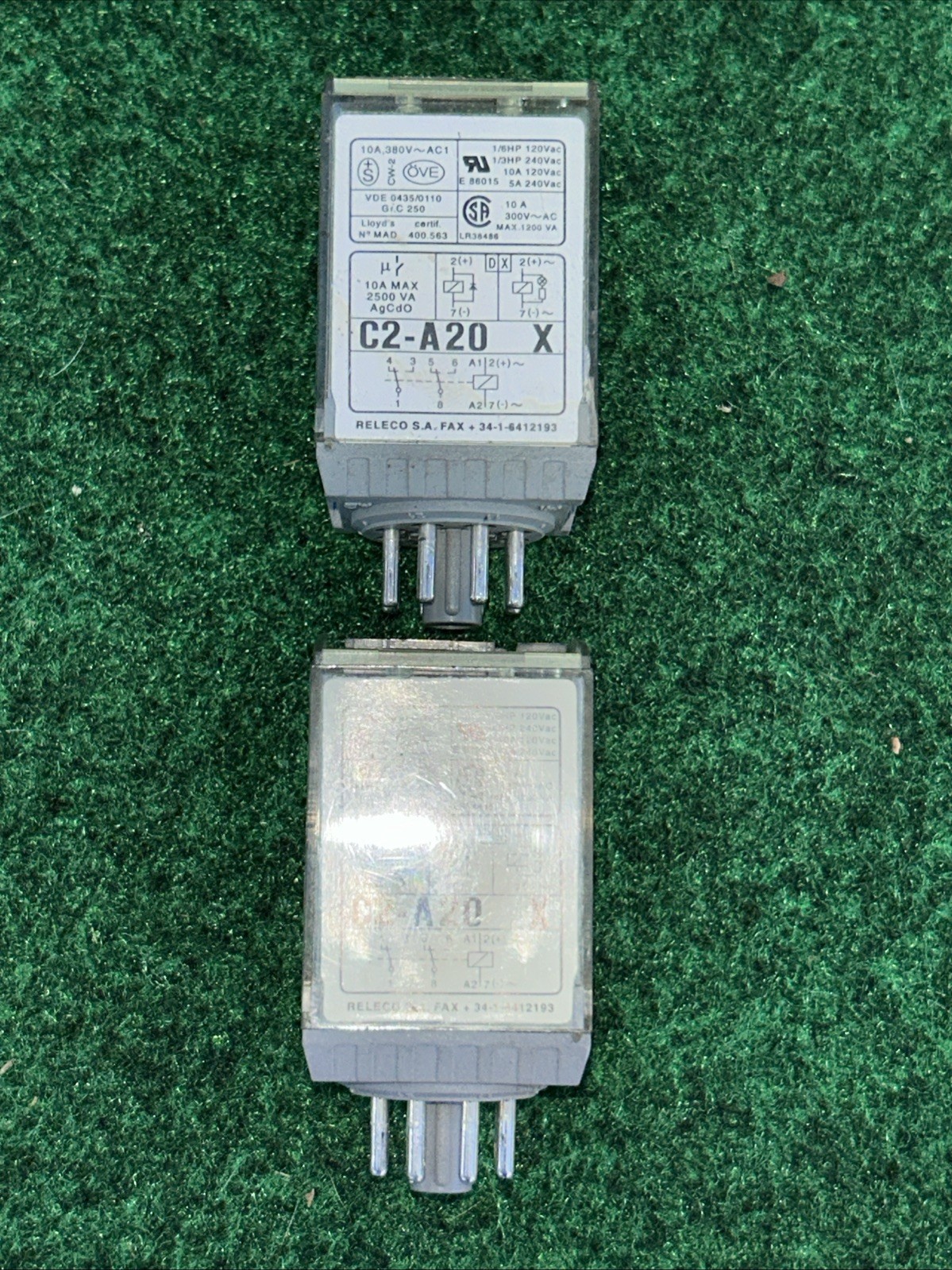 Lot of 2 Turck C2-A20X Relay 10A 380V AC1 120/240VAC 47553LR Industrial