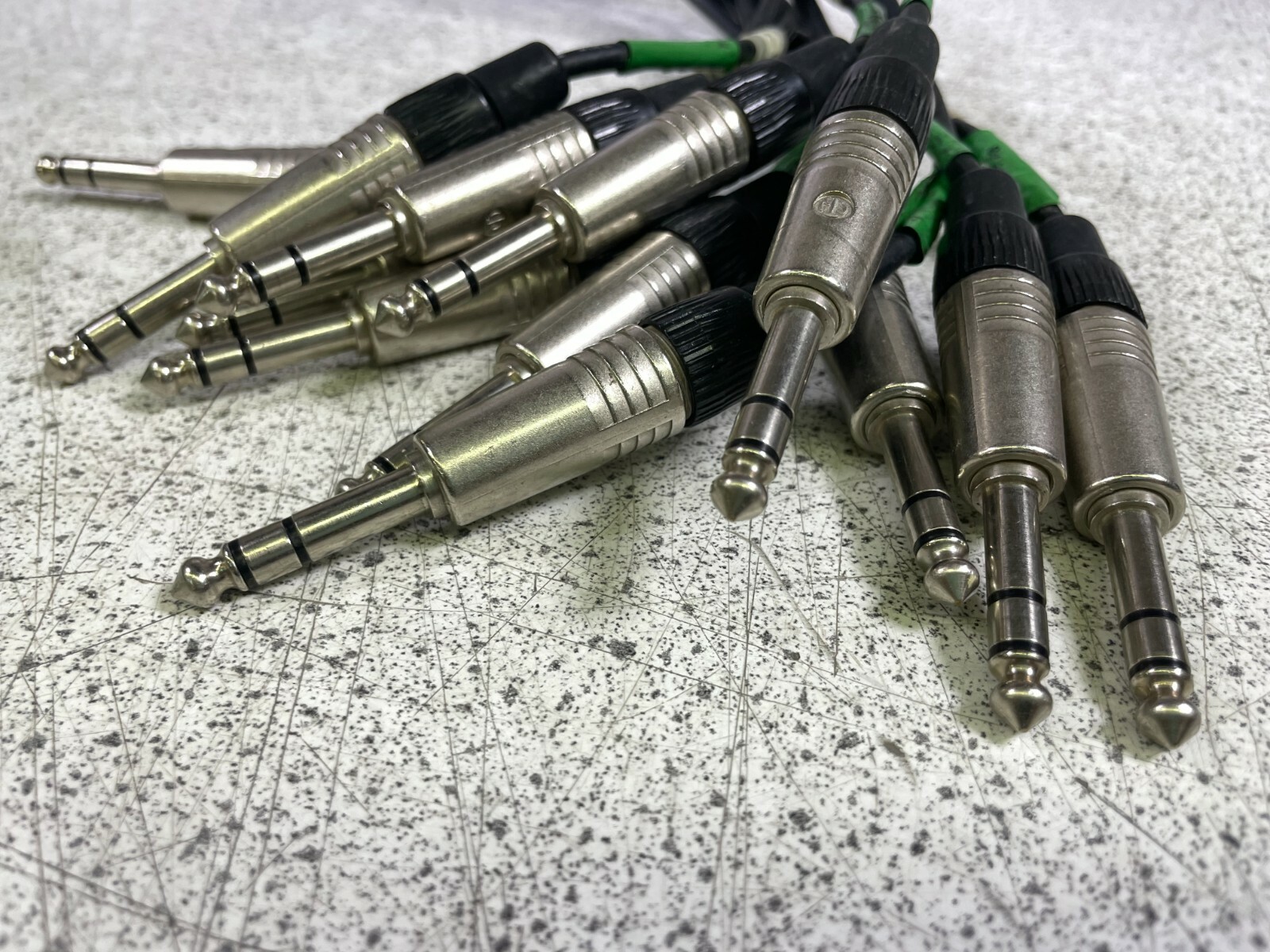 Lot of 5 Amphenol Socapex Break-out Cables and Pannel